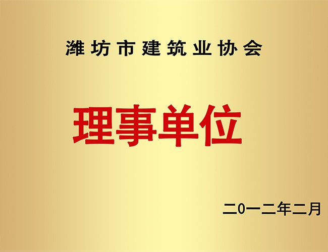 建筑业协会理事单位