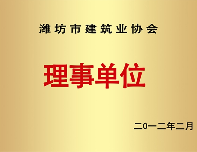 建筑业协会理事单位