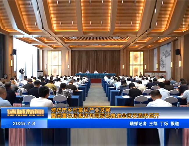 潍坊市乡村富民产业发展暨闲置农房盘活利用现场推进会议在我市召开